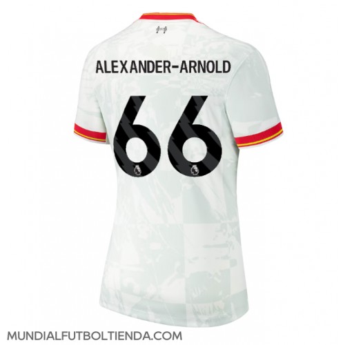 Camiseta Liverpool Alexander-Arnold #66 Tercera Equipación Replica 2024-25 para mujer mangas cortas